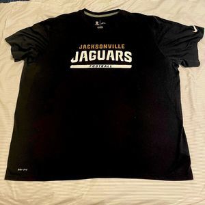 4XL Mens Nike Dri-Fit Jacksonville Jaguars Shirt